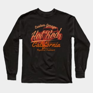 Custom Garage Hot rod california Long Sleeve T-Shirt